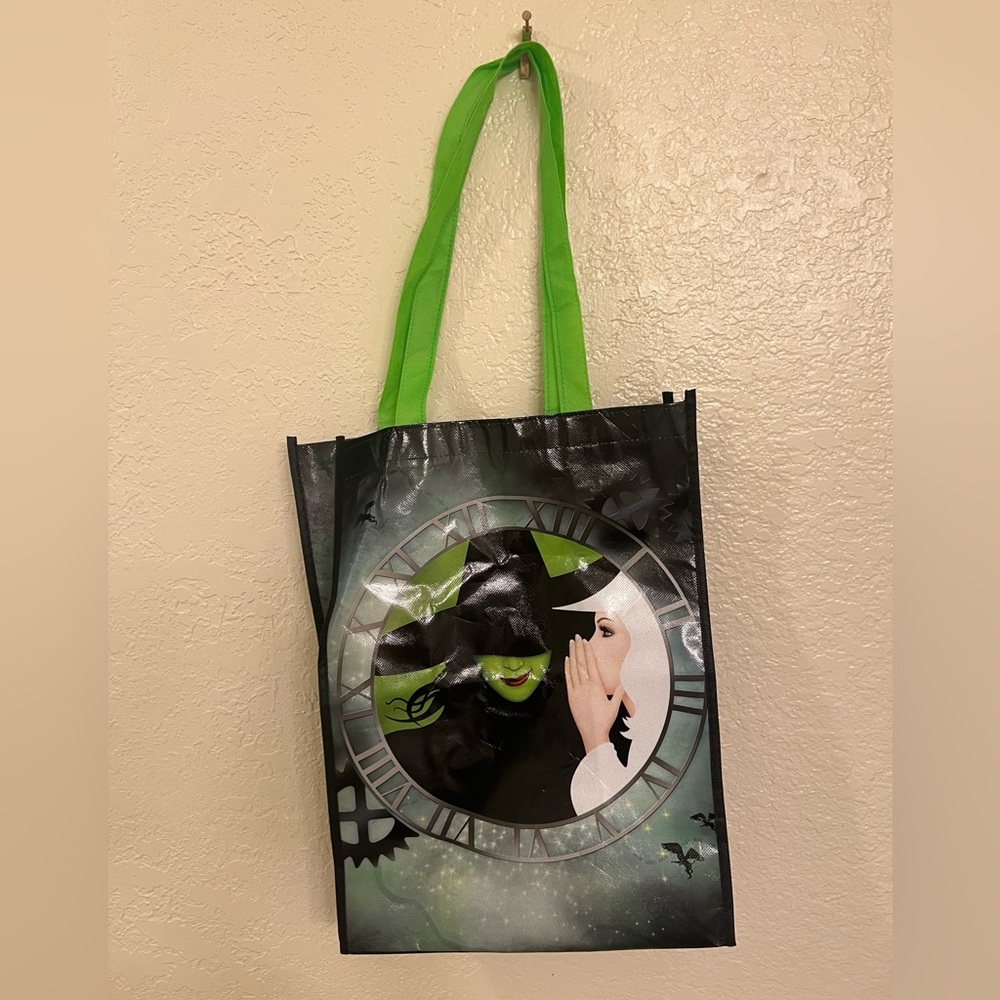 💚 Wicked bag 💚Green and Black Tote Plastic Bag